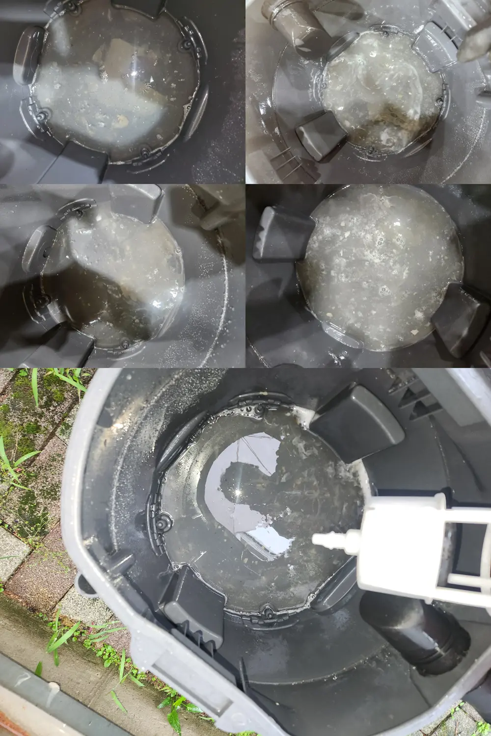 드레인 배관 내부 이물질