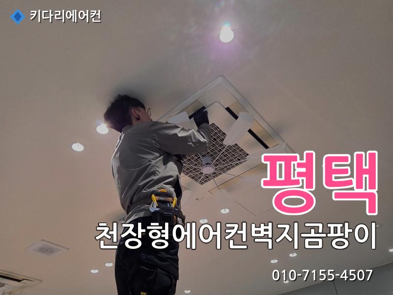 평택 천장형에어컨벽지곰팡이
